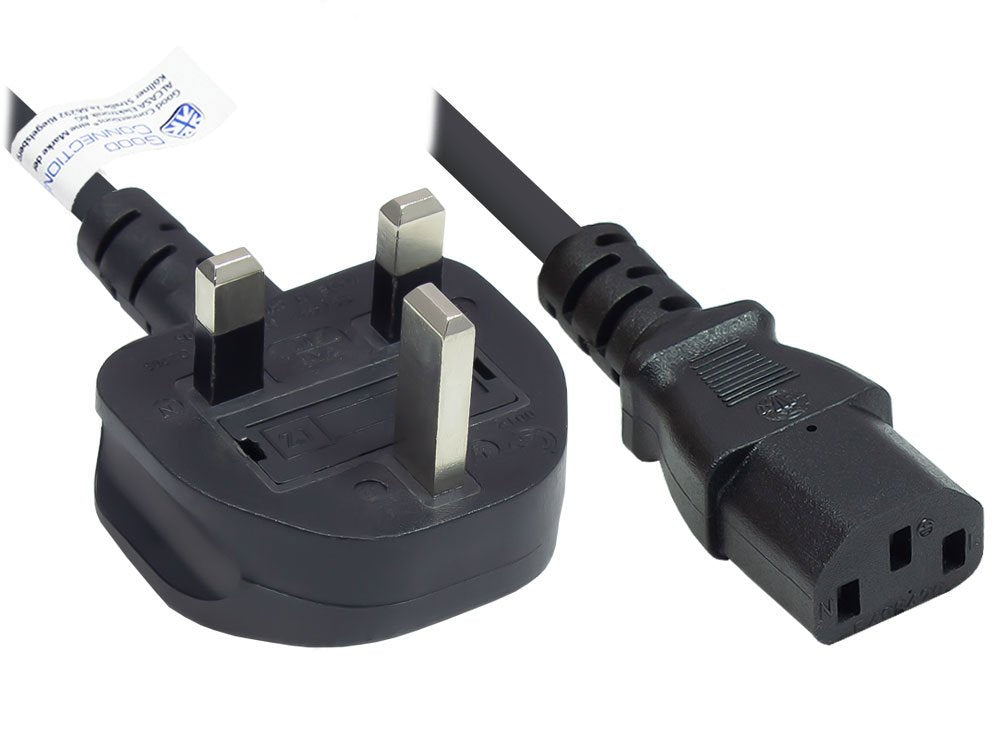 Good Connections Cable De Alimentación England Uk An C13 Negro. 3m