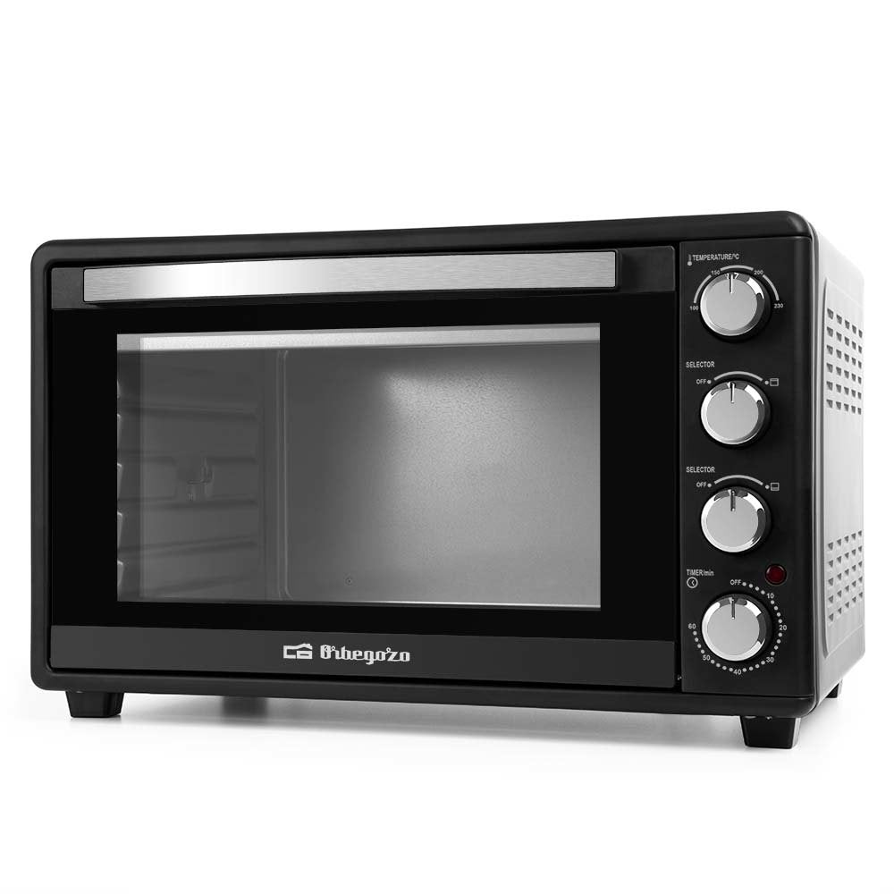 Orbegozo Ho 455 Horno De Sobremesa Multifuncion - 45l De Capacidad - 2000w De Potencia - Selector De Temperatura Hasta