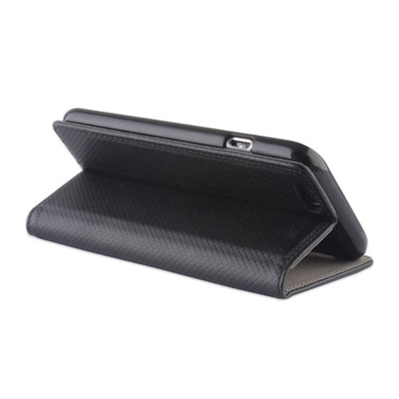 Funda Tipo Libro Con Soporte Magnética Negro Compatible Samsung Galaxy A22 4g - Jaym®**