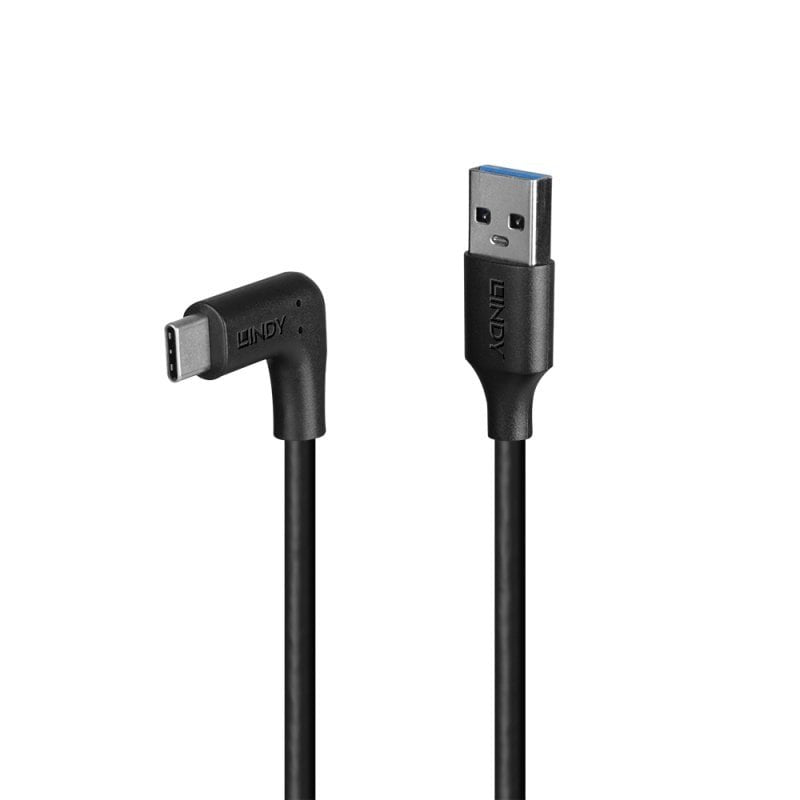 Cable Lindy 32012 Usb 3.2 Gen 2 (3.1 Gen 2) 0,5 M Usb A Usb C Negro