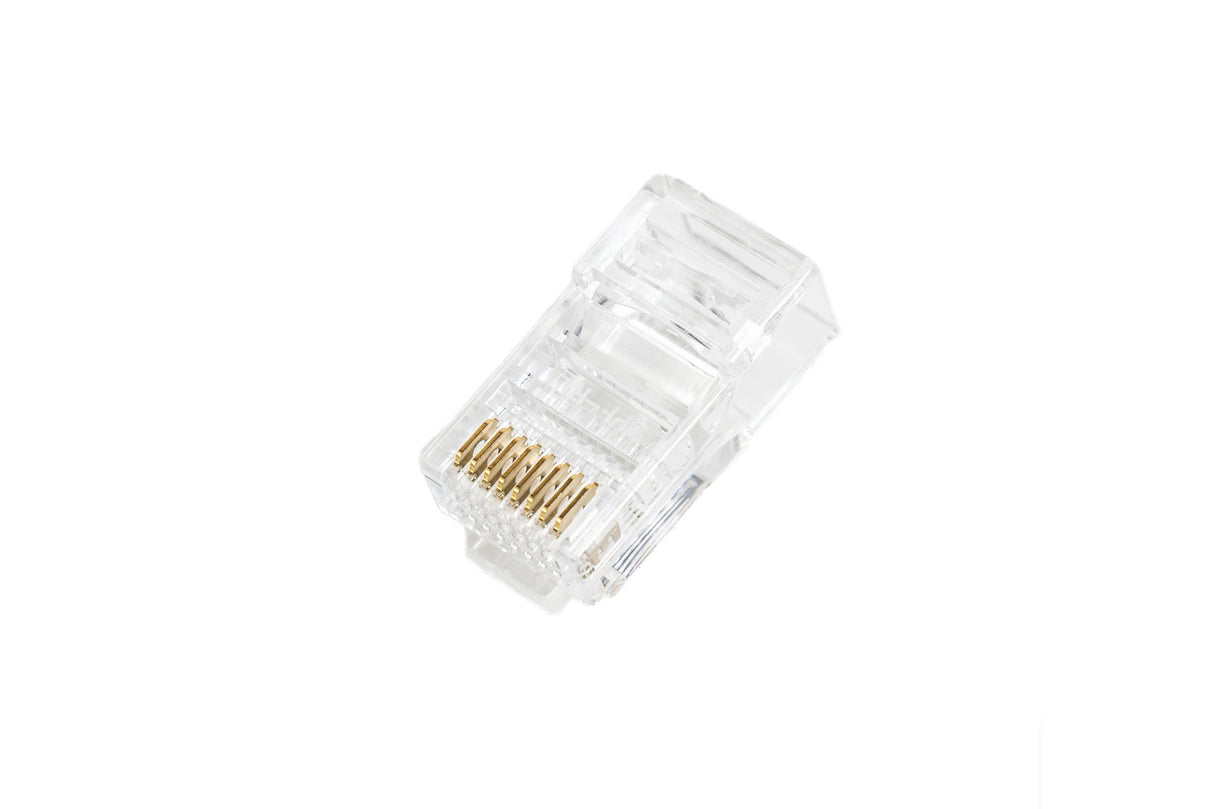 Conector Rj45 (8p8c) Przelotowy, Kat.5e, Nieblindado, Awg 26-24, Opakowanie 100 Unidades