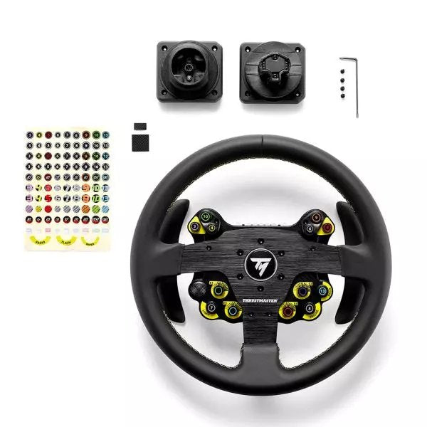 EAN 3362934003951 - Thrustmaster Evo Racing 32R Leather Negro, Amarillo Volante PC, PlayStation 4, PlayStation 5, Xbox, Xbox imagen 4