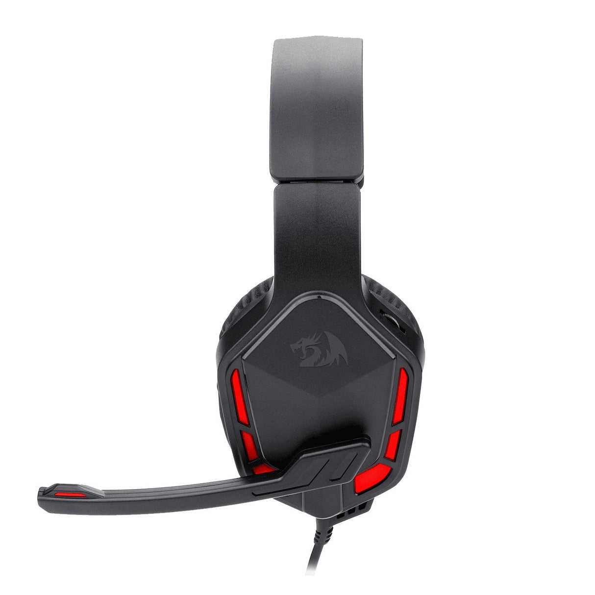 Redragon Themis Auricular Gaming Red Backlight 3.5mm Micrófono Negro