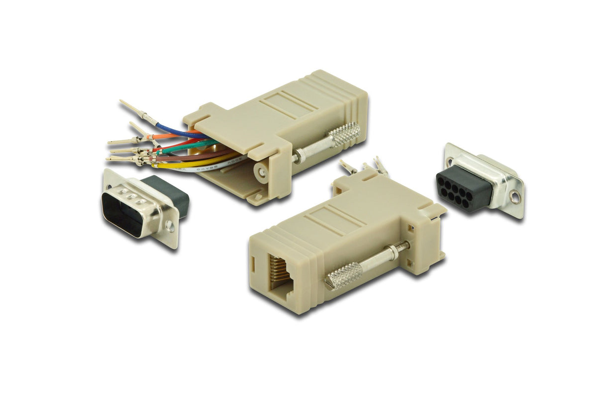 EAN 4016032325109 - Digitus AK-610517-000-I cambiador de género para cable RS-232 RJ-45 Beige imagen 1