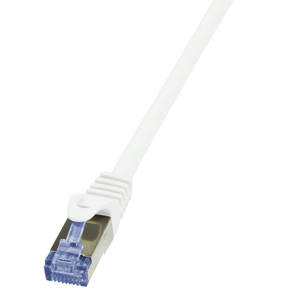 Logilink - Cable De Red Cat.6a 10g S/Ftp Pimf Primeline, White, 0,25m