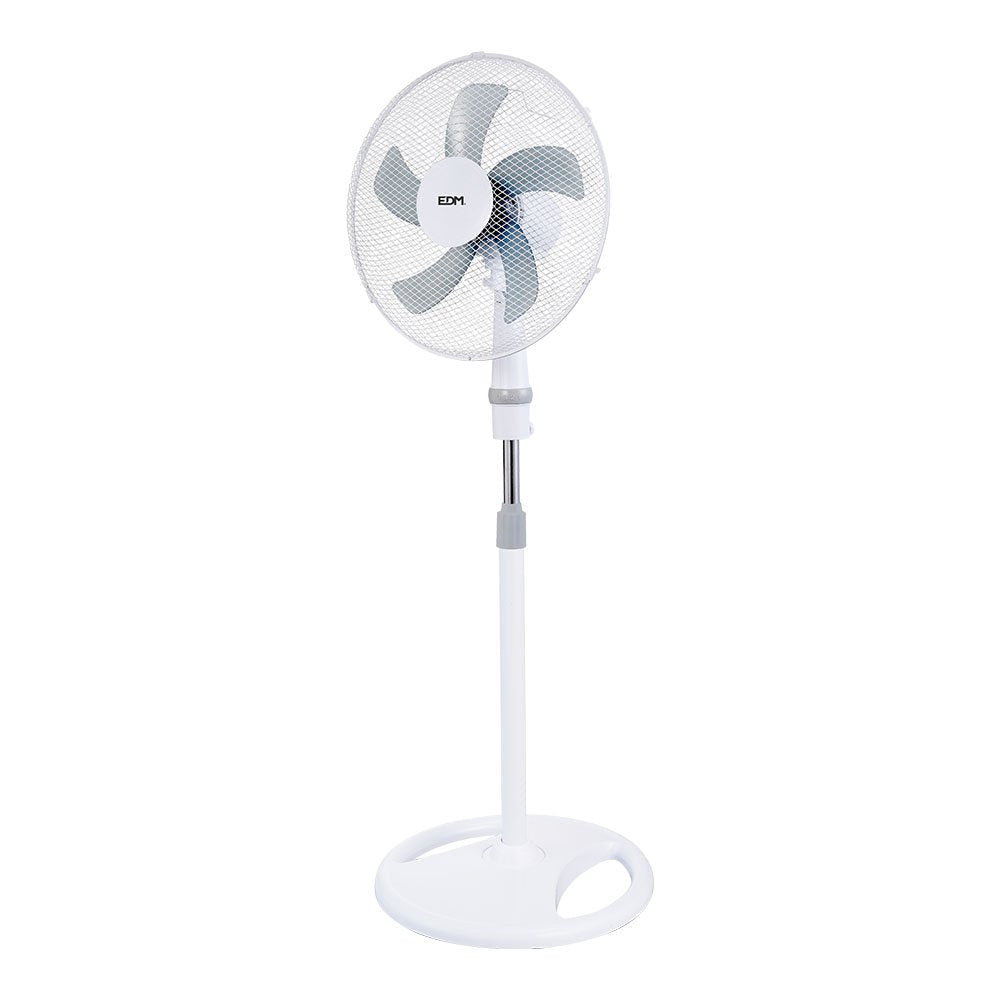 Ventilador 3 En 1, Blanco, Potencia 45 W, Aspas Ø40 Cm, Altura Regulable 107-133 Cm