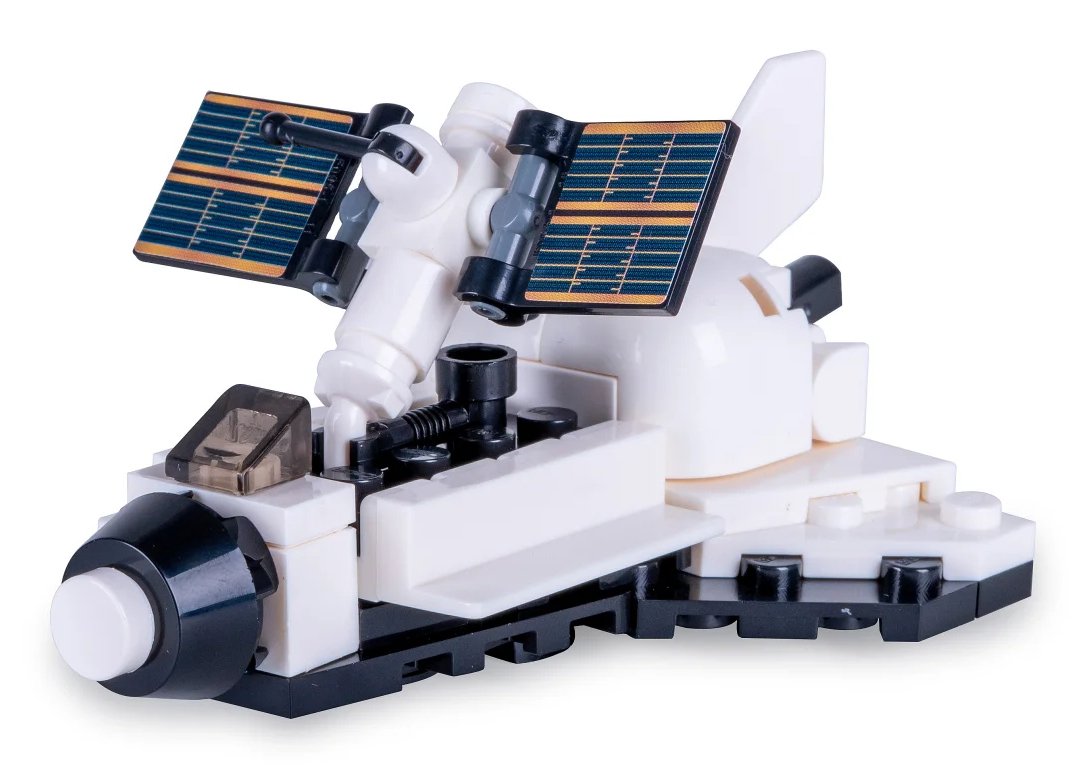 Jamara Cada Space Shuttle Bricks Blanco 8+