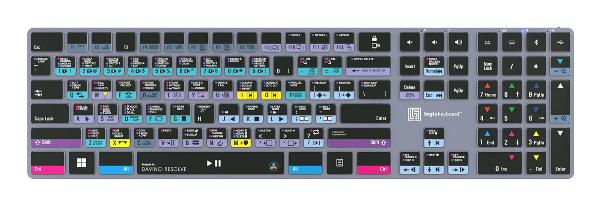 EAN 5707795023355 - Logickeyboard LKB-RESB-TPC teclado Hogar / Oficina USB + Bluetooth QWERTZ Alemán Negro imagen 2