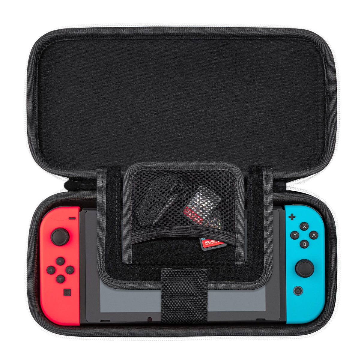 EAN 0708056068745 - PDP Slim Deluxe: Black & White Funda protectora rígida Nintendo Negro, Blanco imagen 7