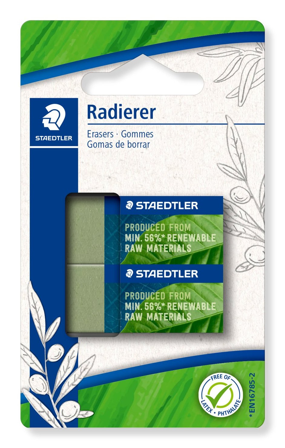 Maedtler Radierer 526 83 Renew Mat 56% Bk2