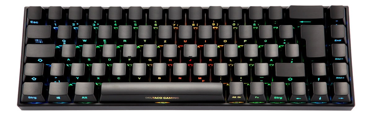 Deltaco Gaming Teclado Dk440r Wireless, Rgb, Negro