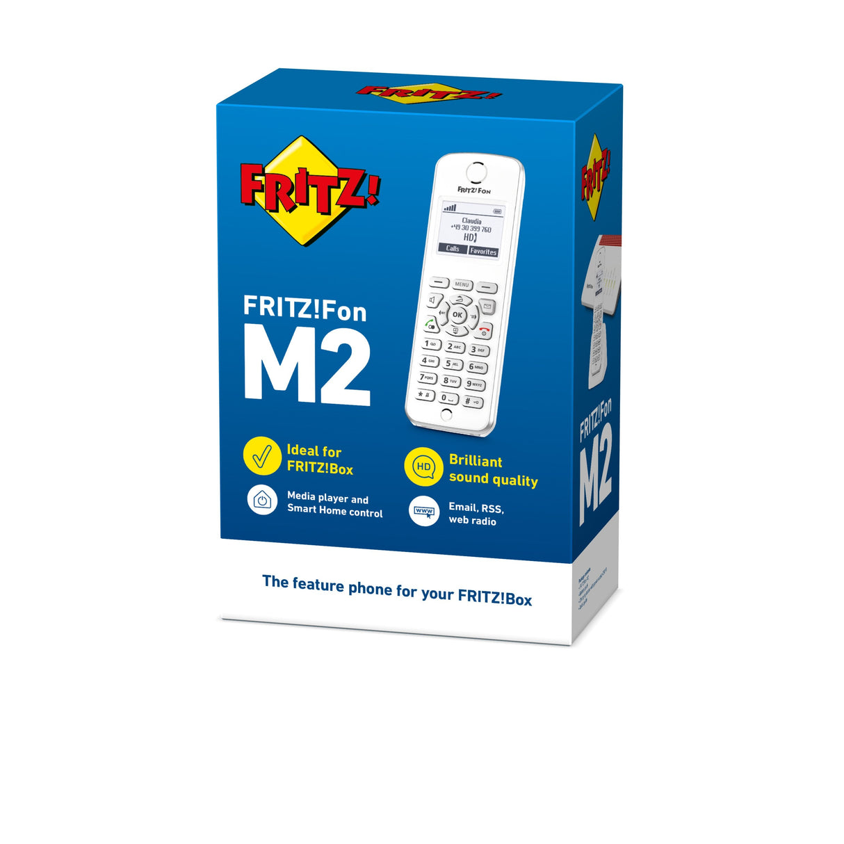 Avm Fritz! Fon M2 International Telefono Dect Identificador De Llamadas Blanco