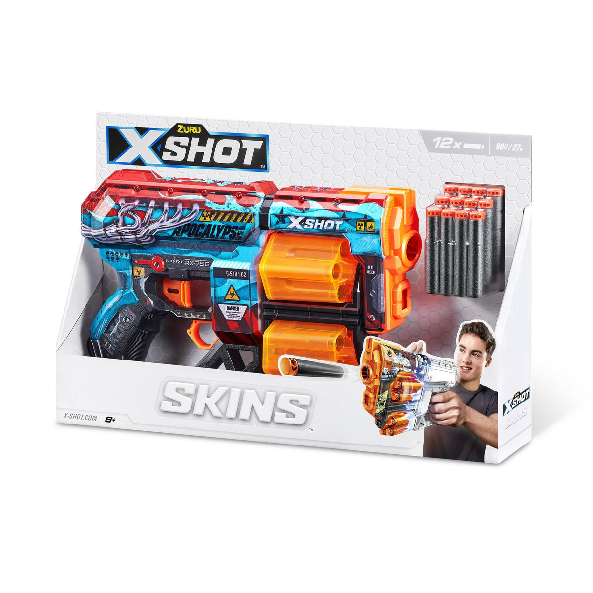 Lanzador Zuru X-Shot - Apocalipsis Aterrador, Dart Blaster