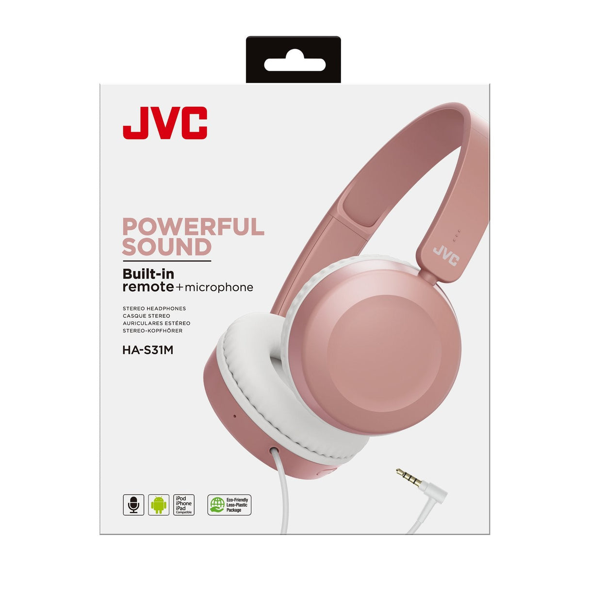 Auriculares Jvc Ha-S31m-Pe Rosa
