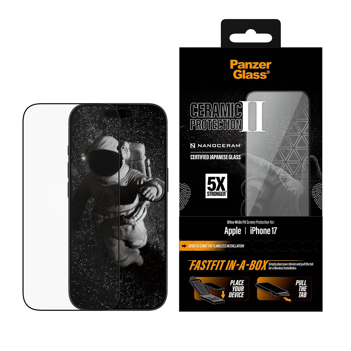 Protector Panzerglass Ceramic Screen Iphone 17/ Iphone 16 Pro