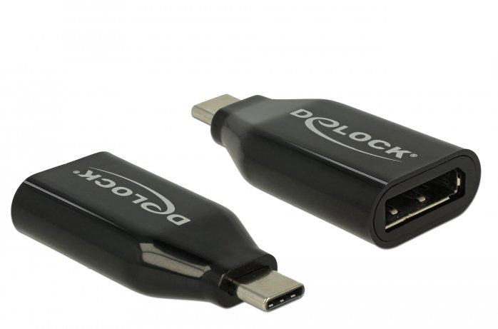 Delock Adaptador Usb Type-C Macho A Displayport Hembra (Modo Dp Alt) 4k 60 Hz