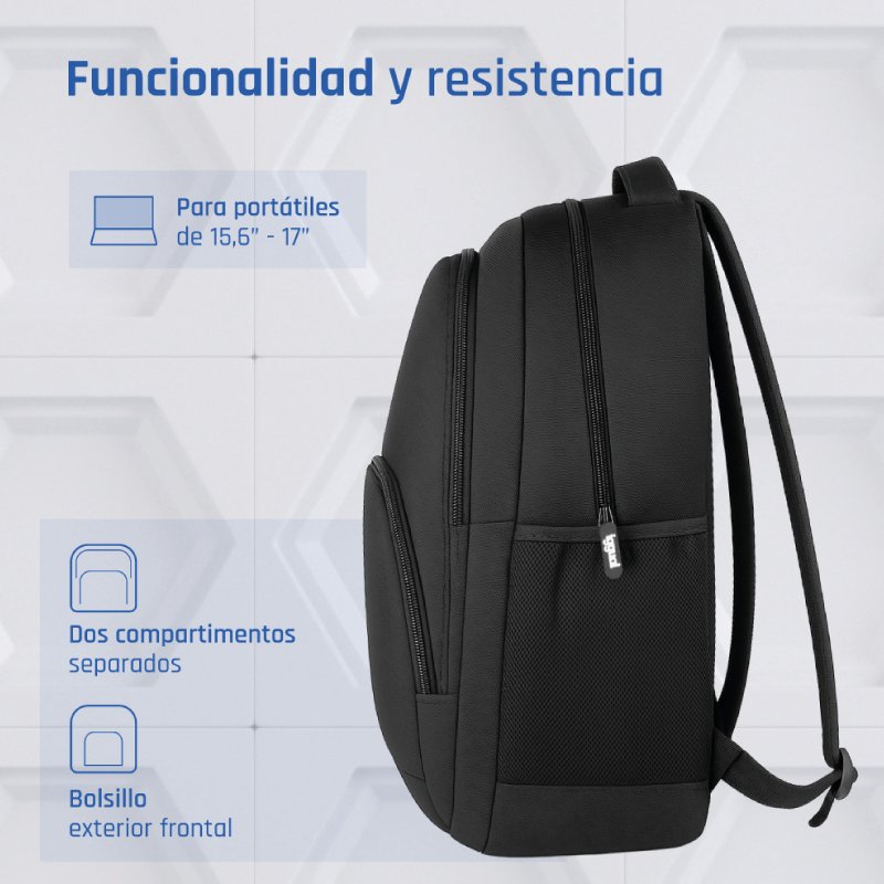 EAN 8435364320242 - iggual IGG320242 maletines para portátil 43,2 cm (17") Negro imagen 4