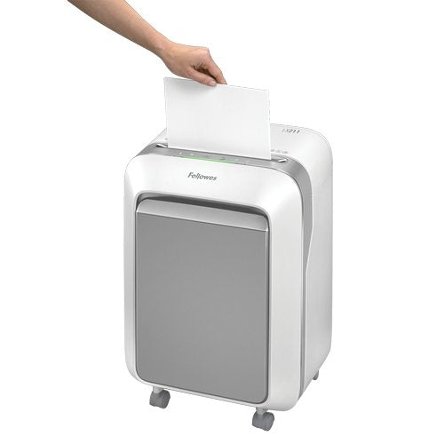 EAN 0043859751549 - Fellowes LX Series Powershred LX21 triturador de papel Microcorte Gris, Blanco imagen 3