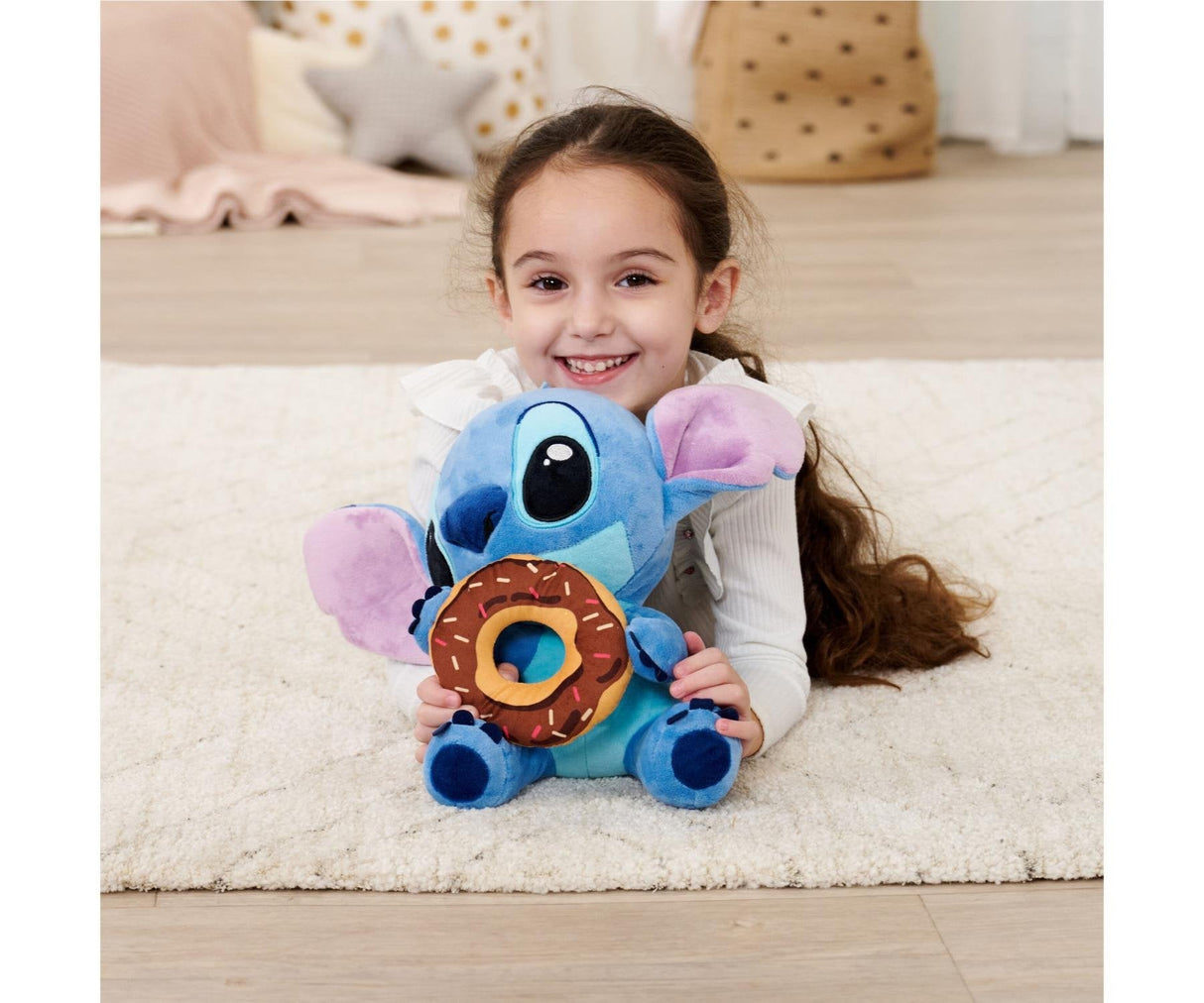 Maskotka Disney Stitch Z Donatem 25 Cm Oryginalna