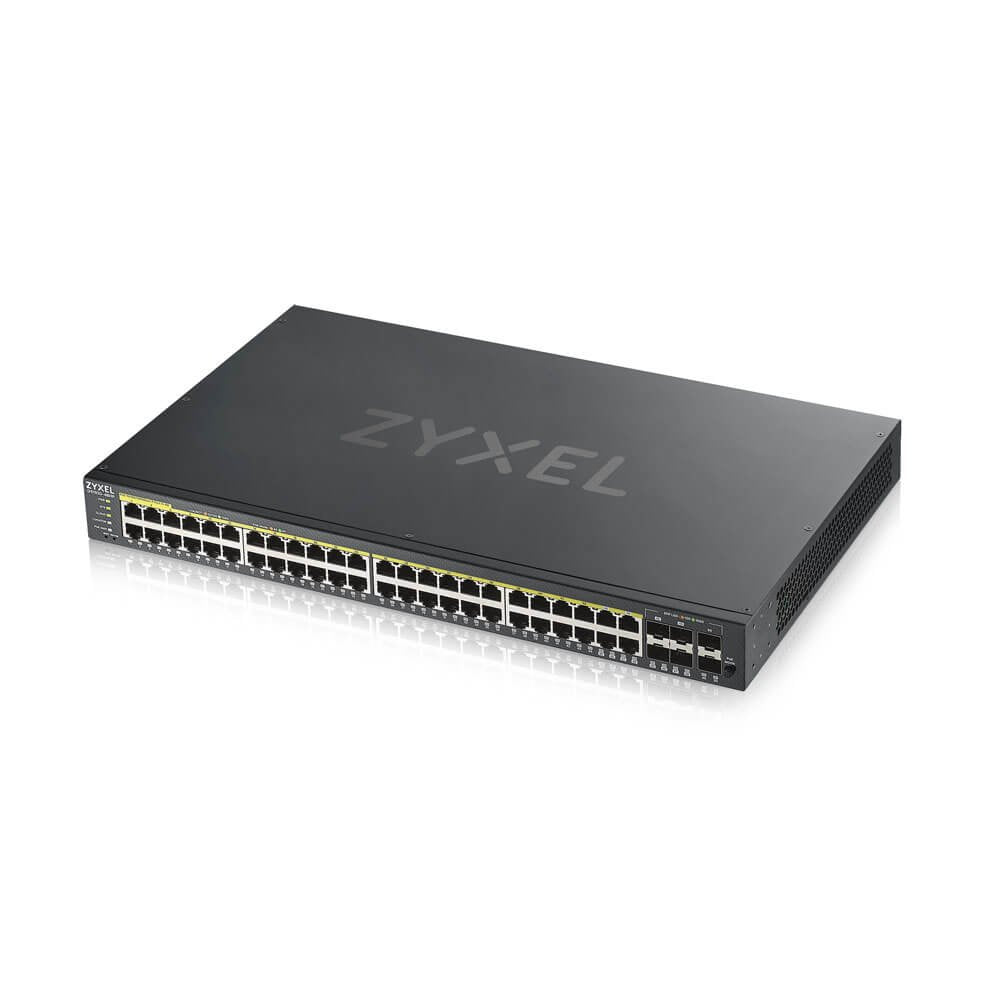 EAN 0760559125592 - Zyxel GS1920-48HPV2 switch Gestionado Gigabit Ethernet (10/100/1000) Energía sobre Ethernet (PoE) Negro imagen 4
