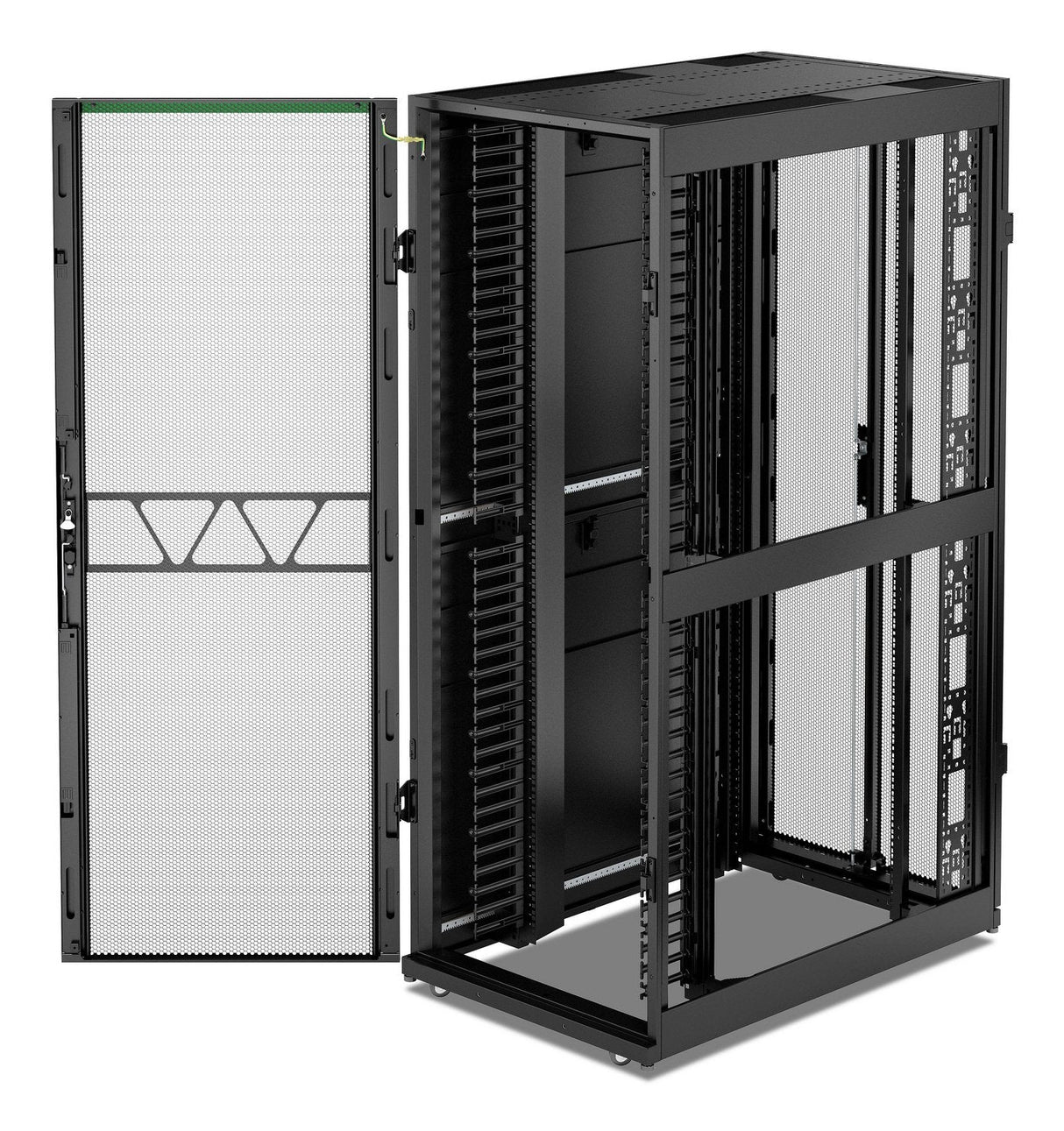 Apc Netshelter Sx Gen 2 Rack Armario 1991 Al X 750 An X 1200 P Mm Con Laterales Para Suelo Negro 42u 19" Conforme A La Taa