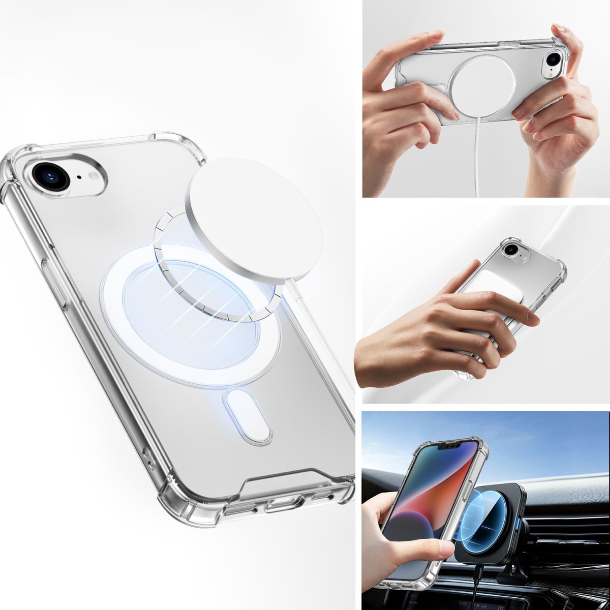 4smarts Hybrid Funda Ibiza Para Apple Iphone 16e Magsafe-Kompatibel