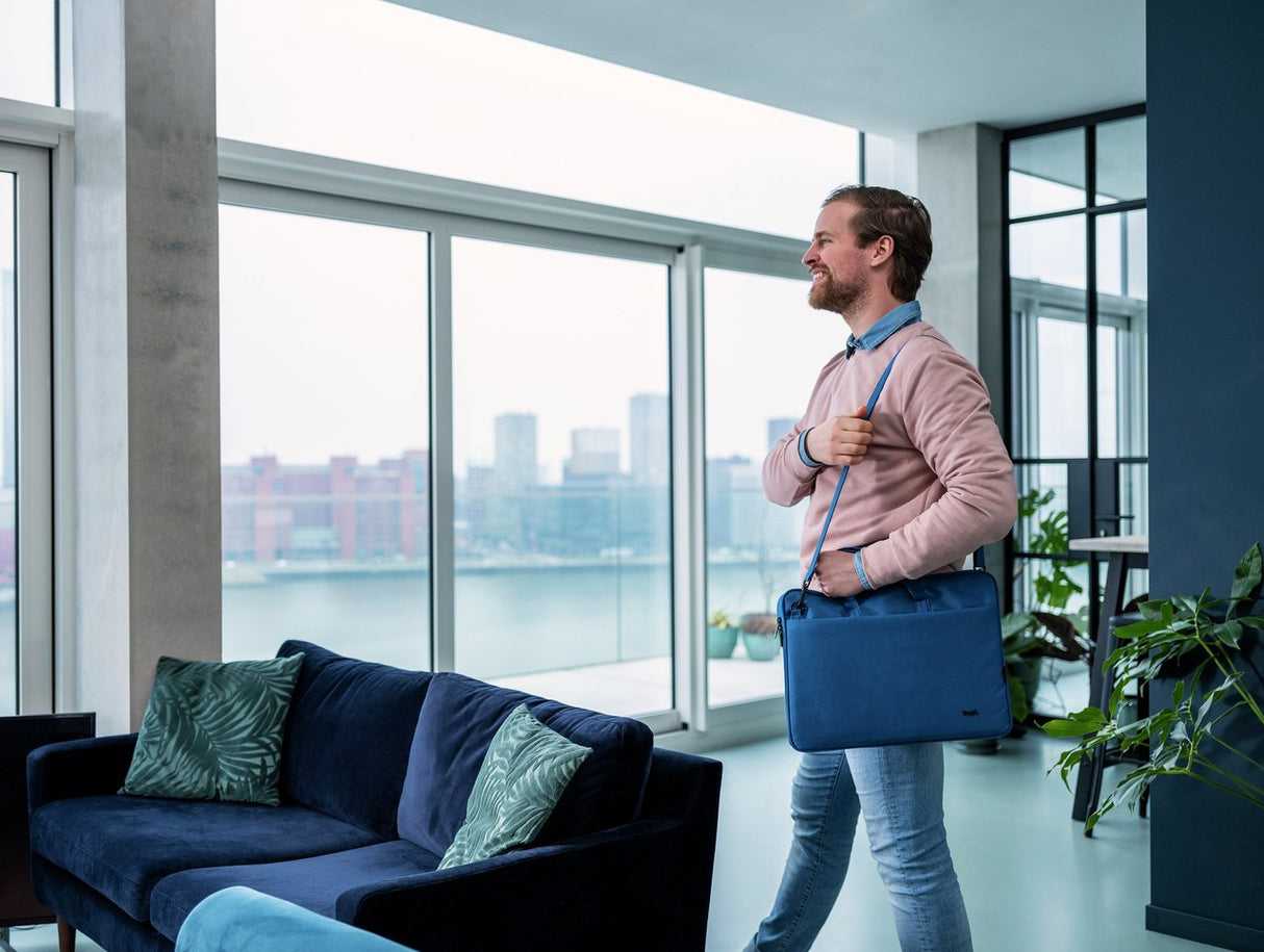 Maletín Trust Bologna Para Portátiles Hasta 16' Azul