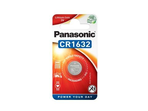 Panasonic Pila De Botón Lithium Cr1632 3v Blister (1-Pack) Cr-1632el/1b