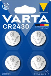 1x4 Varta Electronic Cr 2430 06430101404