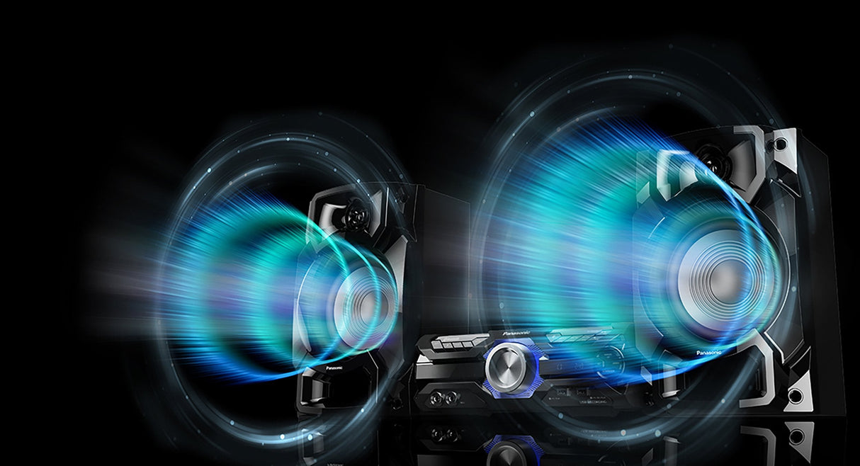 Mini Cadena De Música Panasonic Sc-Akx520 Para Uso Doméstico 650 W Negro