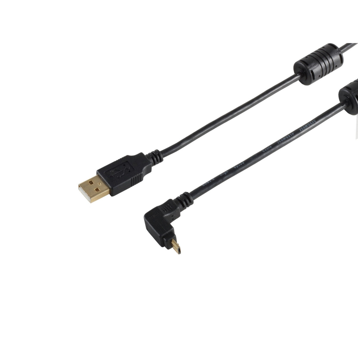 Usb 2.0 A - Micro-B (St-St) 1m Cable Adaptador Negro