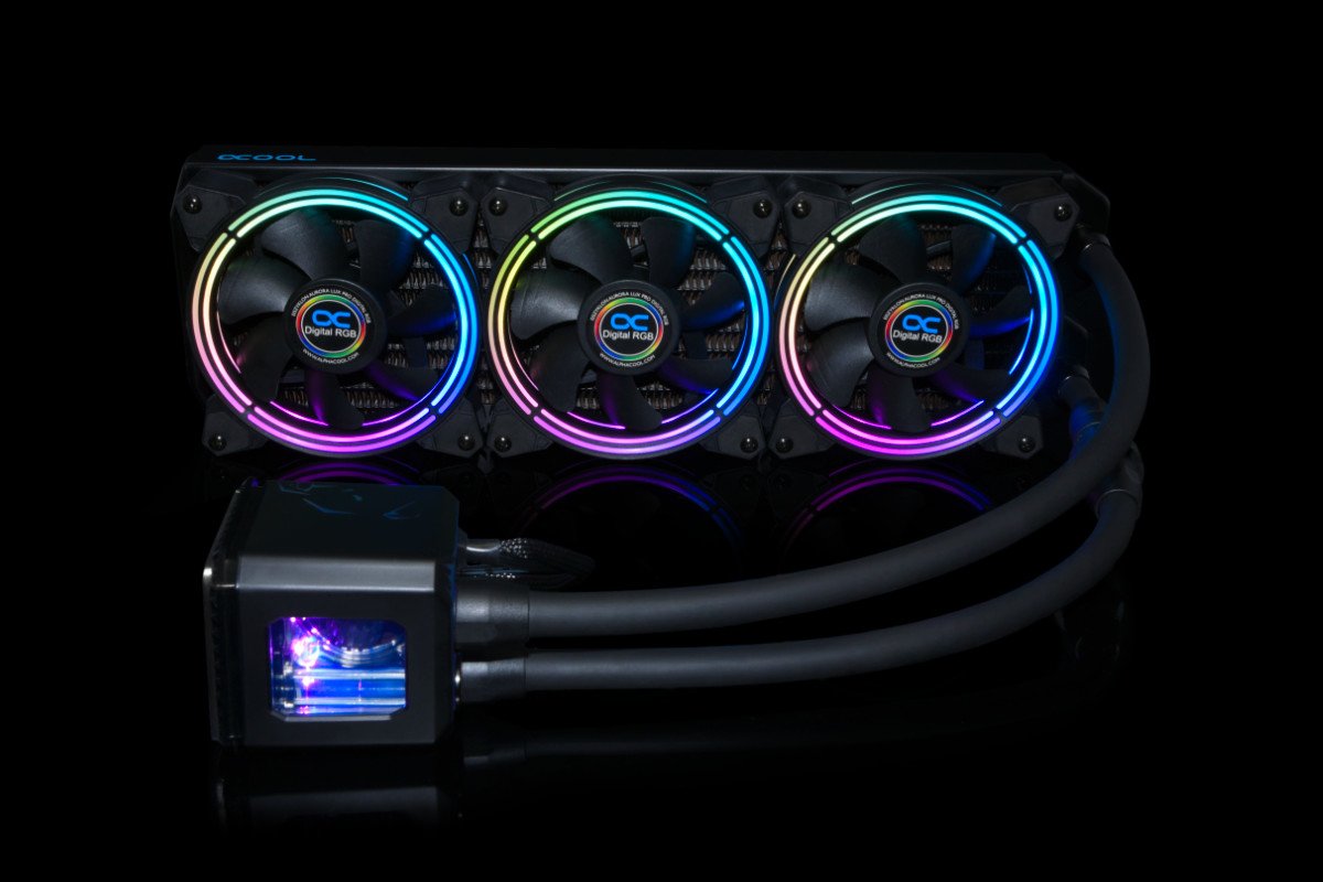 EAN 4250197117302 - Alphacool Eisbaer Aurora 360 CPU Procesador Sistema de refrigeración líquida todo en uno 12 cm Negro 1 pi imagen 4