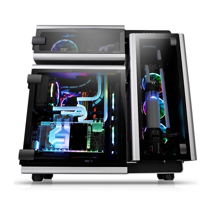 Caja Pc Thermaltake Level 20 Cristal Templado Usb 3.1 Rgb