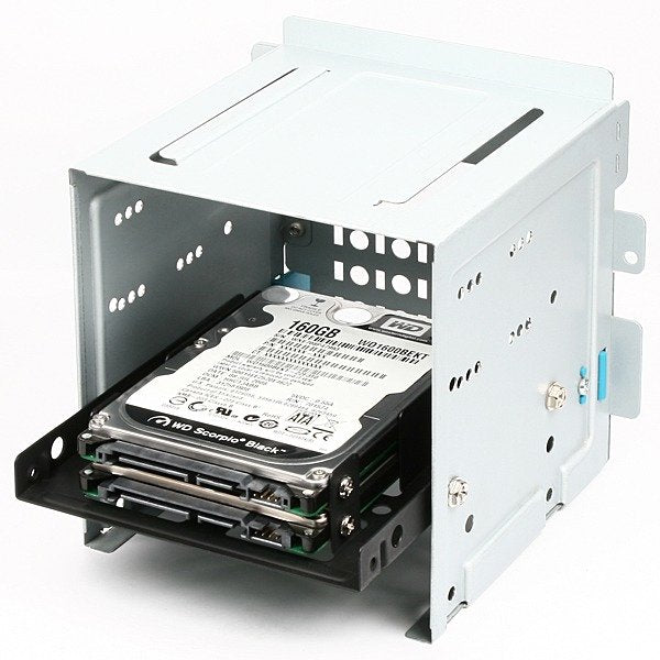 Axagon Rhd-225, Marco De Metal Para 2x 2.5 "Hdd / Ssd Hasta 3.5" Posicion, Montaje De Ventilador