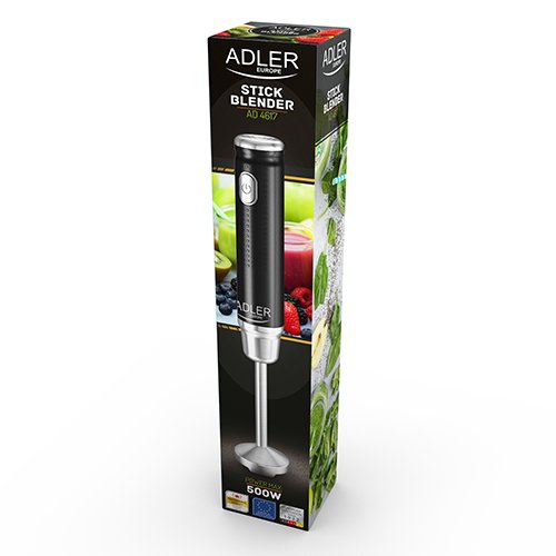 EAN 5908256839816 - Adler AD 4617 licuadora Batidora de inmersión 350 W Negro, Acero inoxidable imagen 4