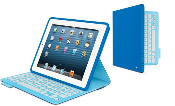 Fabricskin Folio Para Ipad Electric Azul
