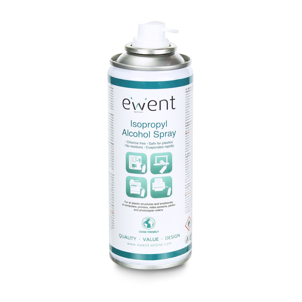 EAN 8054392614064 - Ewent EW5613 kit de limpieza para computadora Impresora Espray para limpieza de equipos 200 ml imagen 1