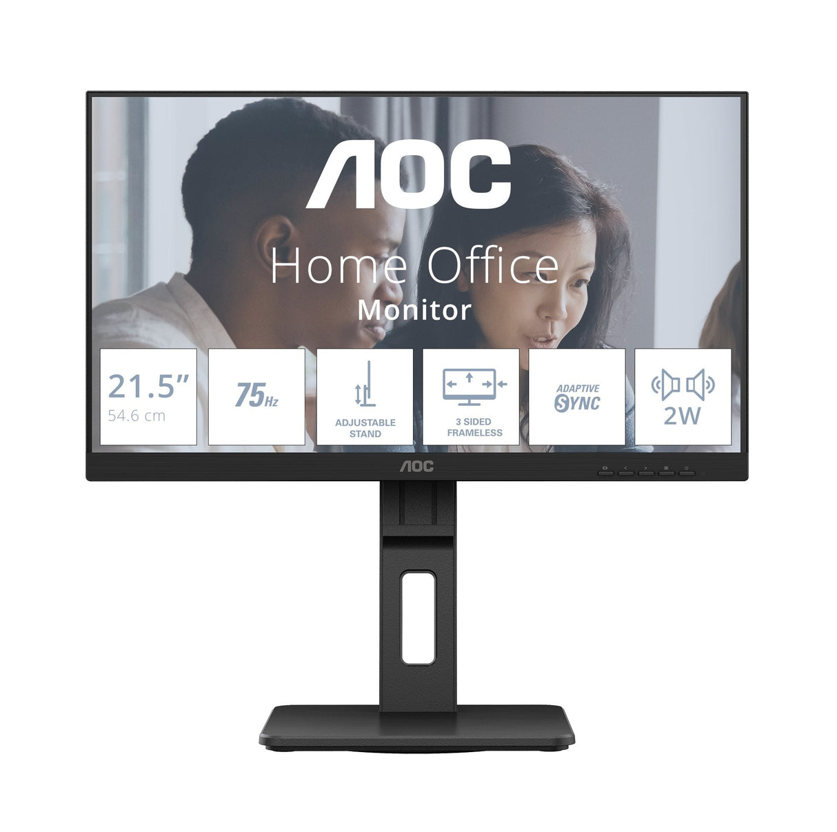 Monitor Aoc E2 22e2umf Led Display (21.5") 1920 X 1080 Pixeles Full Hd Negro