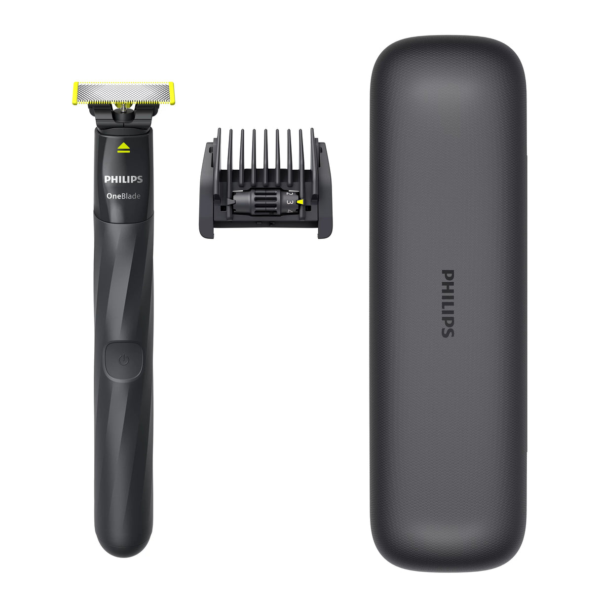EAN 8720689034470 - Philips Norelco OneBlade QP1424/65 afeitadora Máquina de afeitar de láminas Carbón vegetal imagen 2