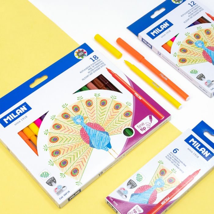 EAN 8411574000754 - Milan 06F12 rotulador Fino Colores surtidos 1 pieza(s) imagen 4