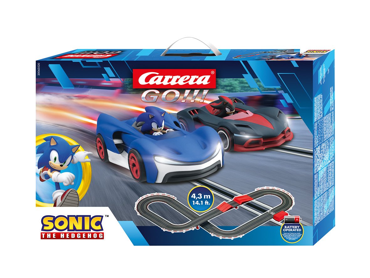 Circuito Carreras Sonic + Shadow Sonic The Hedgehog Carrera Go!!!
