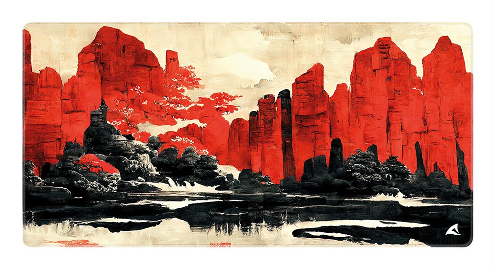 Sharkoon Skiller Sgp40 D11, Alfombrilla De Ratón Gaming Rojo/Multicolor 4044951042586