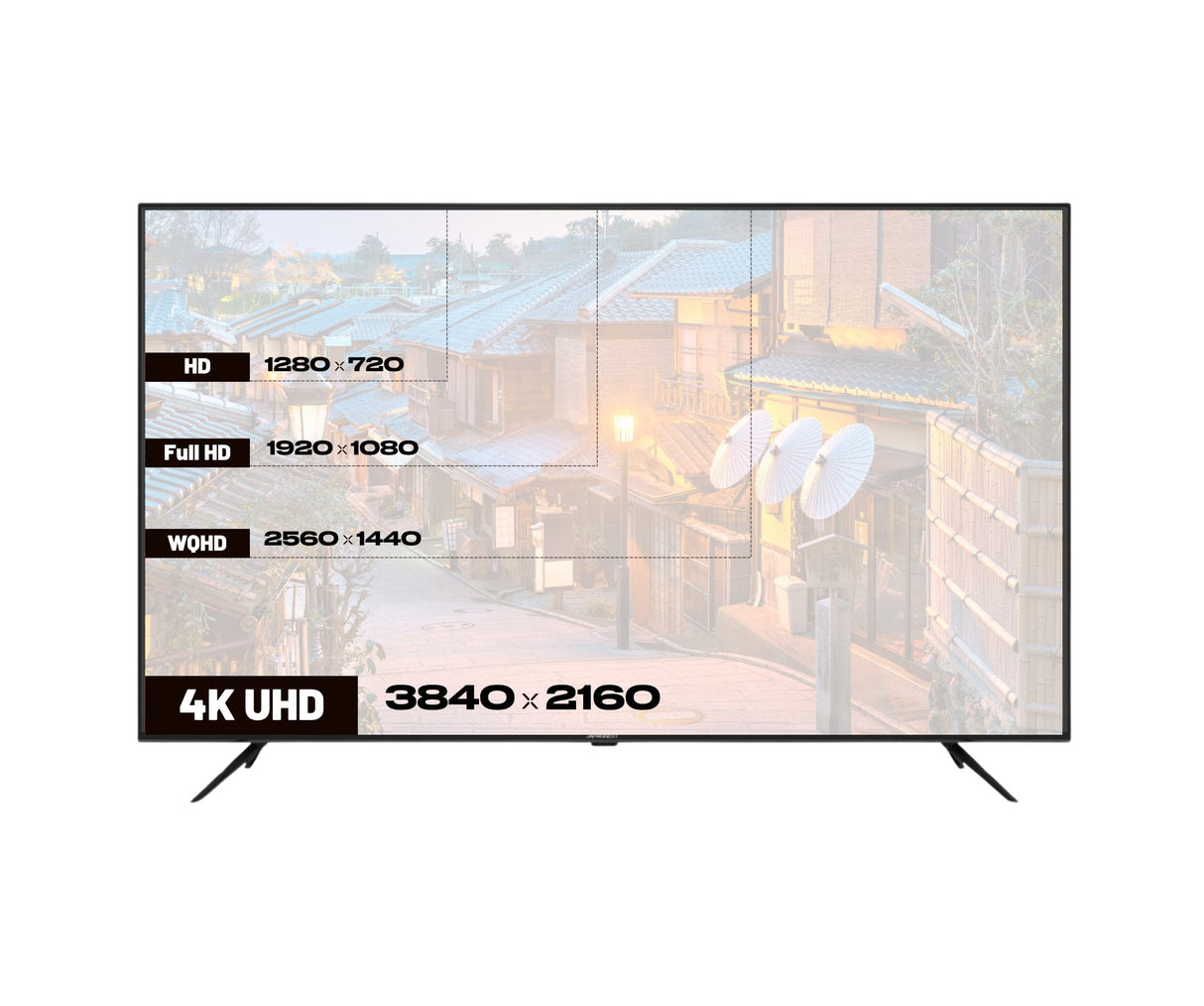 Monitor Japannext Jn-Ips650uhd60f 65" 3840 X 2160 Pixeles 4k Ultra Hd Lcd Negro