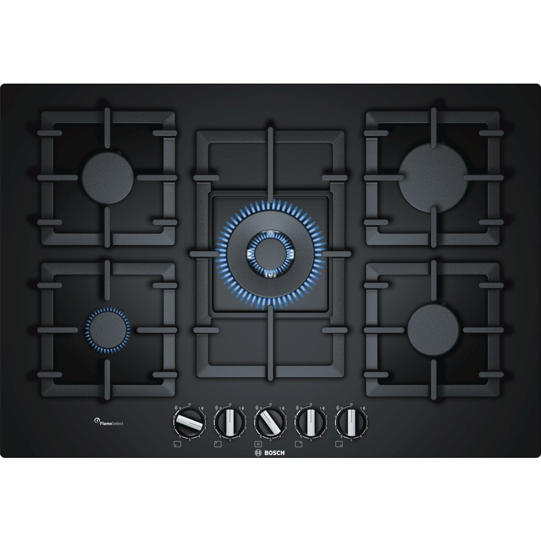 EAN 4242002914985 - Bosch Serie 6 PPQ7A6B90 hobs Negro Integrado Encimera de gas 5 zona(s) imagen 1