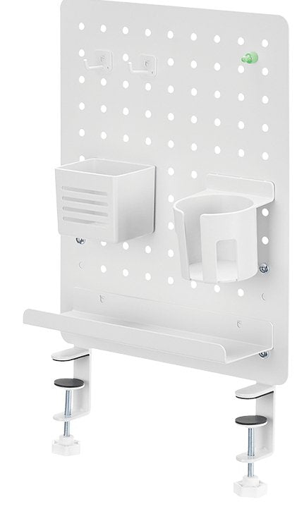 Pegboard, Clamp-On, Office, 420x477mm, Blanco