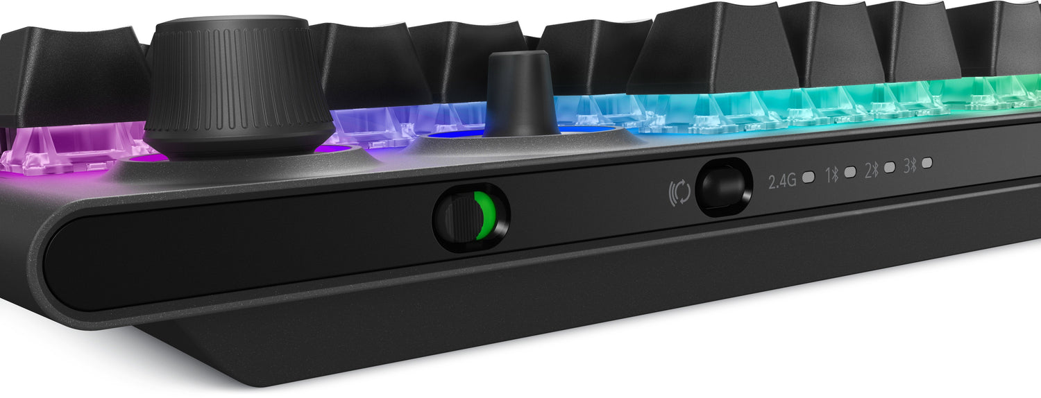 Teclado Dell Alienware Tri Mode Wireless Gaming Aw920k Inalambrico Ingles Gris