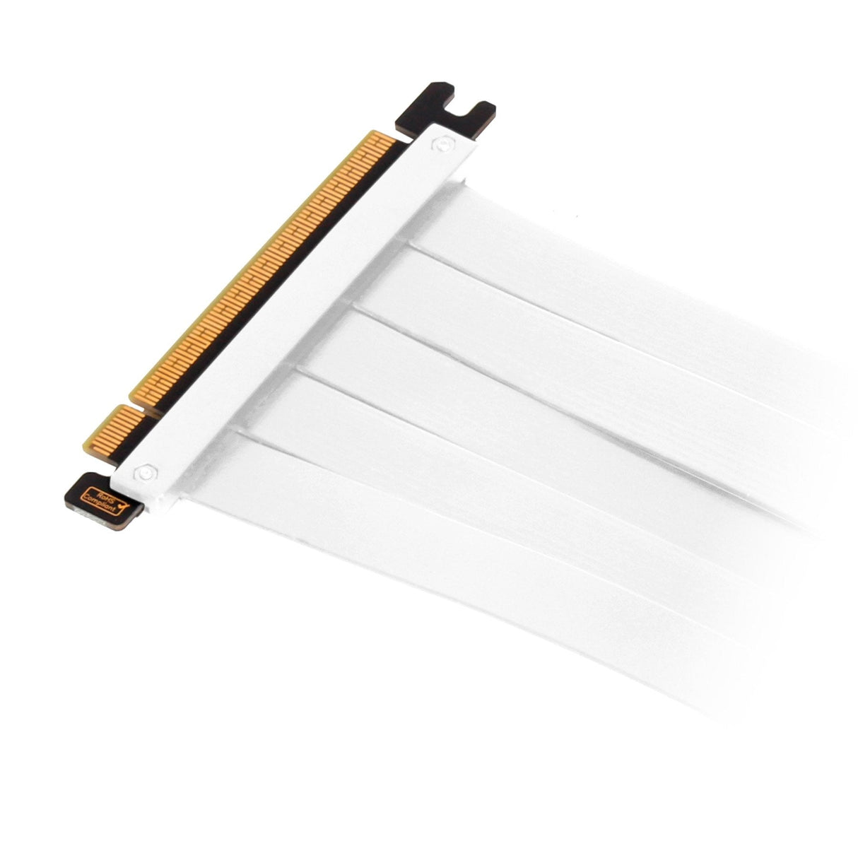 Aisens Cable De Extension Riser Pcie 4.0 X16 Flexible - Blindaje Emi - Longitud 17cm - Blanco