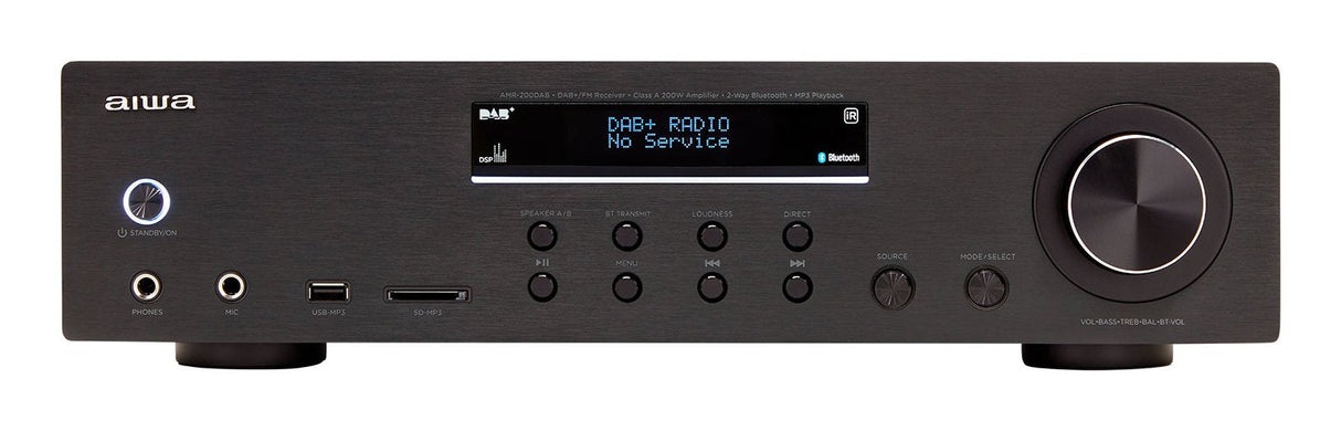 Amplificador Estéreo Aiwa Amr-200dab 200w