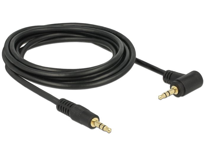 Delock Cable Audio Jack 3.5mm 3 Pin 3 Metros Negro