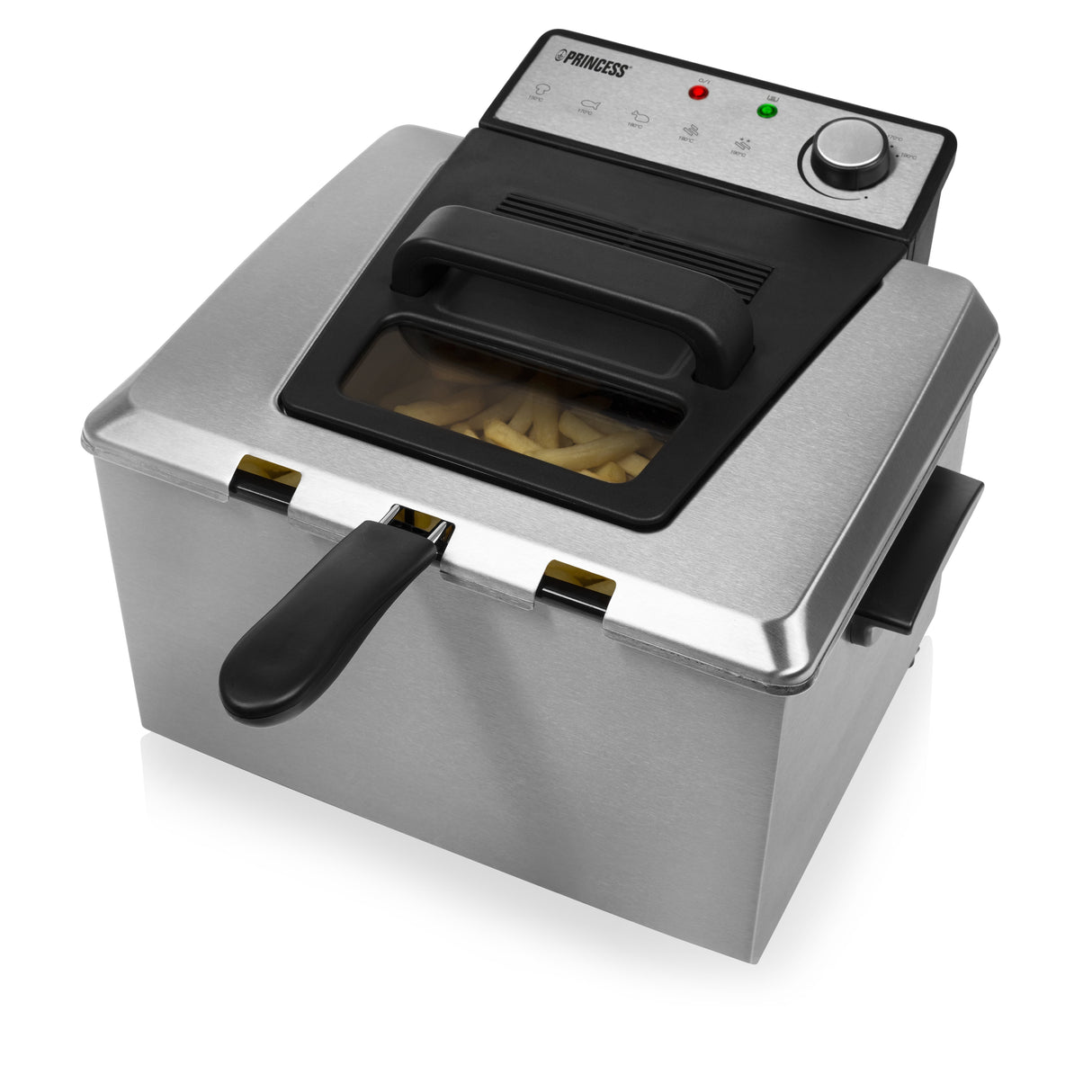 EAN 8713016085702 - Princess 185000 Doble 5 L Independiente 3270 W Negro, Acero inoxidable imagen 6